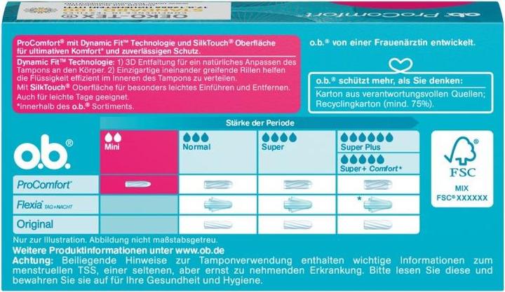 Actual product image o.b. Pro Comfort (16 x, Mini)