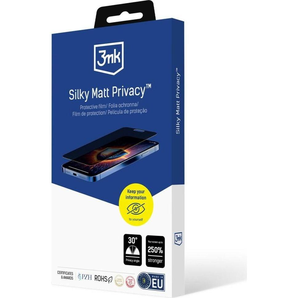 3MK ochranná folie Silky Matt Privacy pro Honor Magic8 (Honor Magic 8 Pro), Pellicola protettiva smartphone, Trasparente