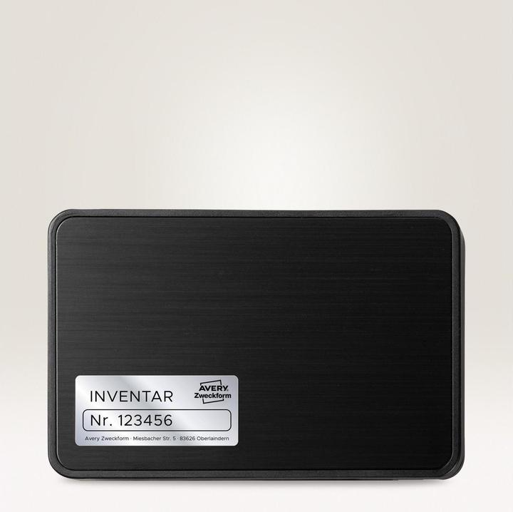 Produktbild Avery Typenschild