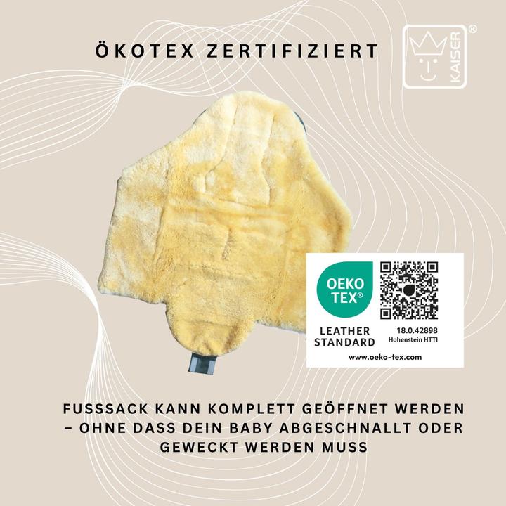 Image du produit Kaiser Baby Kaiser Lammfell Fusssack Iglu 2.0, salbei green/grey