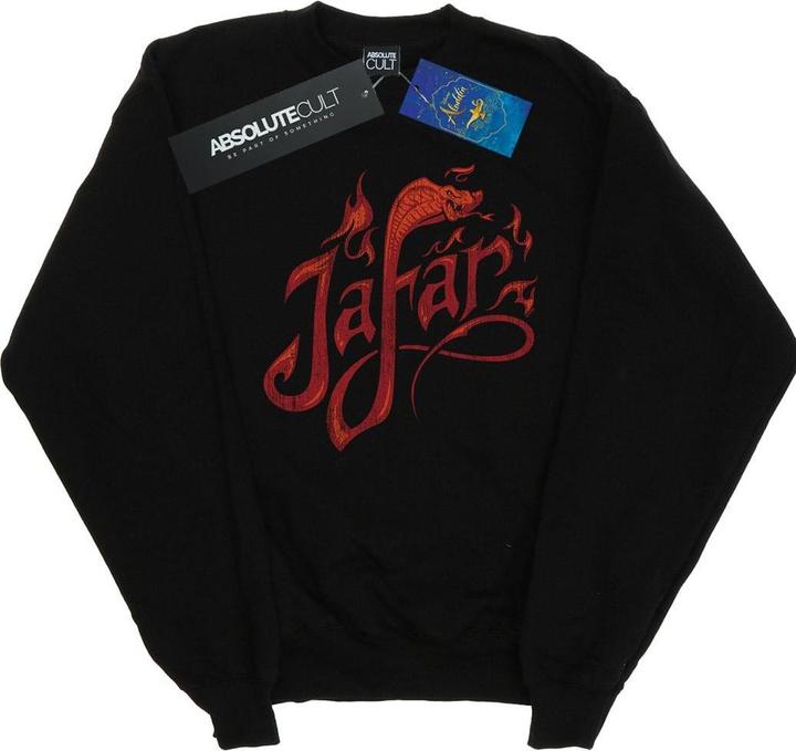 Produktbild Disney Aladdin Movie Jafar Flames Logo Sweatshirt (S)