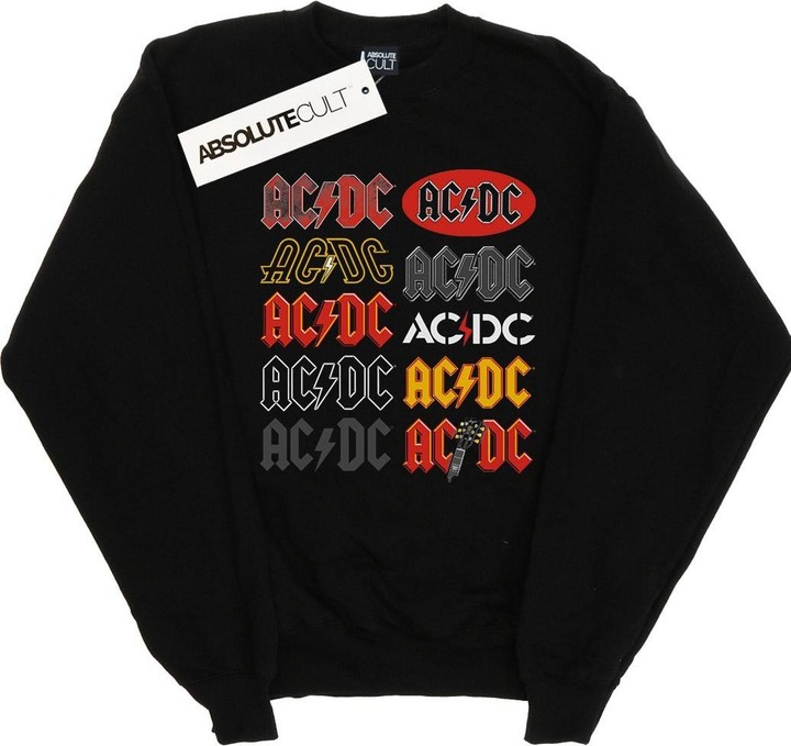 Immagine prodotto AC/DC Multi Logos Felpa Ragazzi (104)