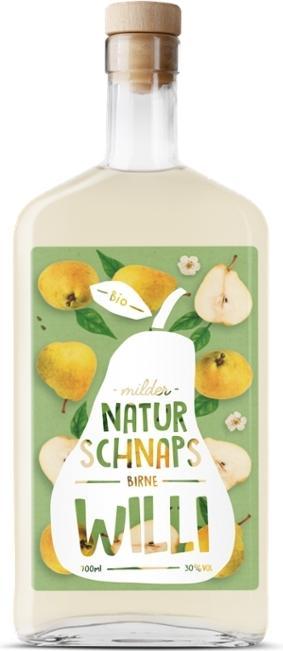 Actual product image Naturschnaps Mild natural schnapps Willi organic pear schnapps