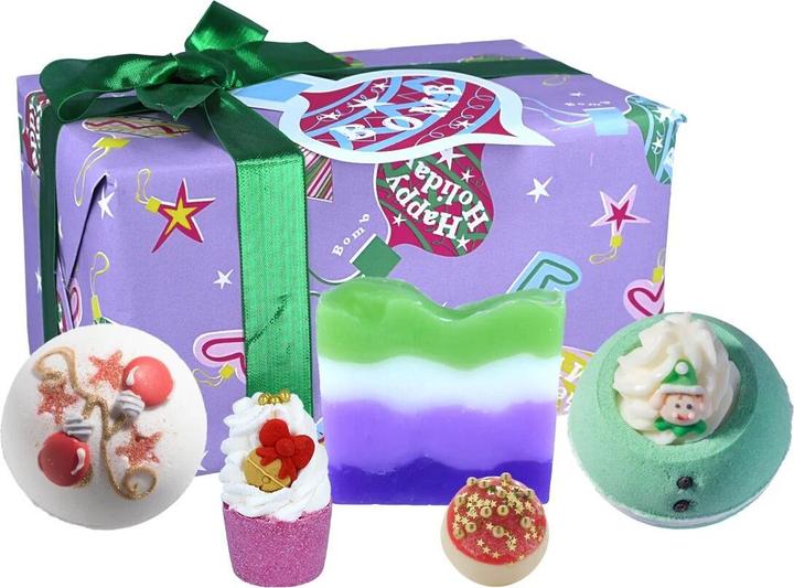 Produktbild Bomb Cosmetics Incredibauble Festliche Weihnachten Handmade Wrapped Bath & Body Set (Haarpflege set)