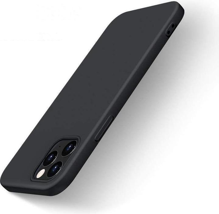 Image du produit Hurtel Silicone Case Soft Flexible Rubber Cover for Xiaomi Redmi Note 10 5G / Poco M3 Pro black (Xiaomi Redmi Note 10 5G)