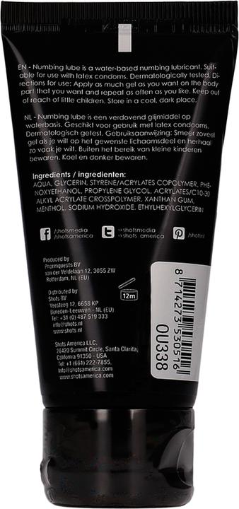 Actual product image Pharmquests Numbing Lubricant (50 ml)