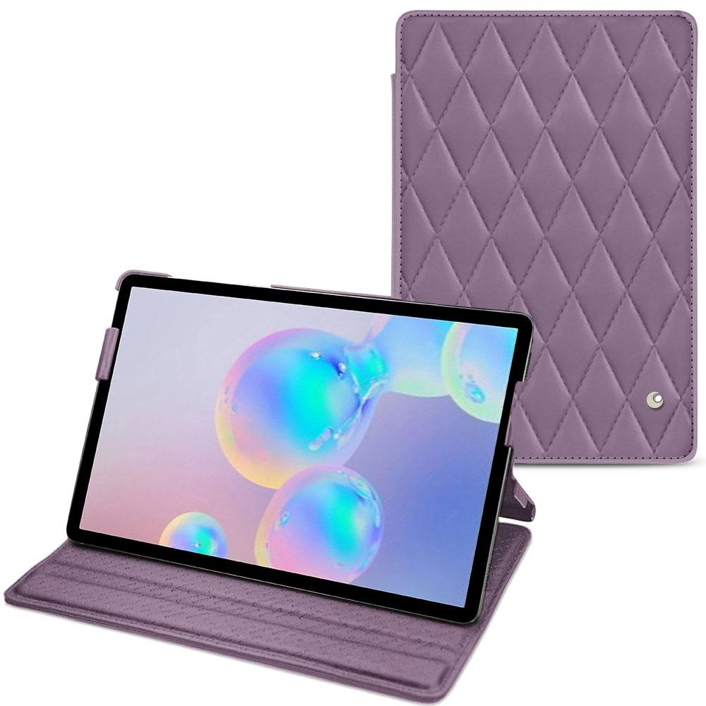Noreve Lederschutzhülle horizontal (Galaxy Tab S6), Tablet Hülle, Violett