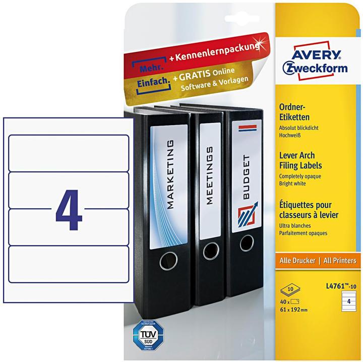 Image du produit Avery Zweckform L4761