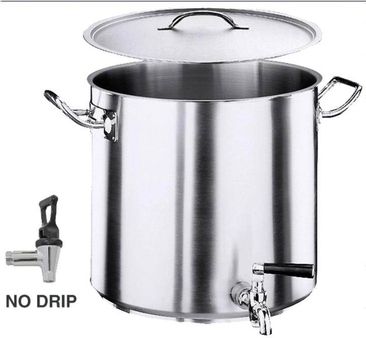 Image du produit Contacto Série Cuiseur de pommes de terre haut, fond diamètre, contenu : t. (32 cm, Casserole, Acier inoxydable)