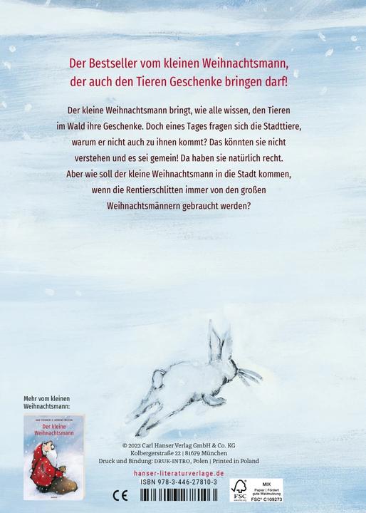 Produktbild Der kleine Weihnachtsmann geht in die Stadt (Pappbilderbuch) (Deutsch, Anu Stohner, Henrike Wilson, 2023)