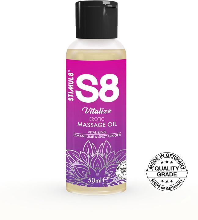 Actual product image Stimul8 S8 Massage Oil 50ml (50 ml)