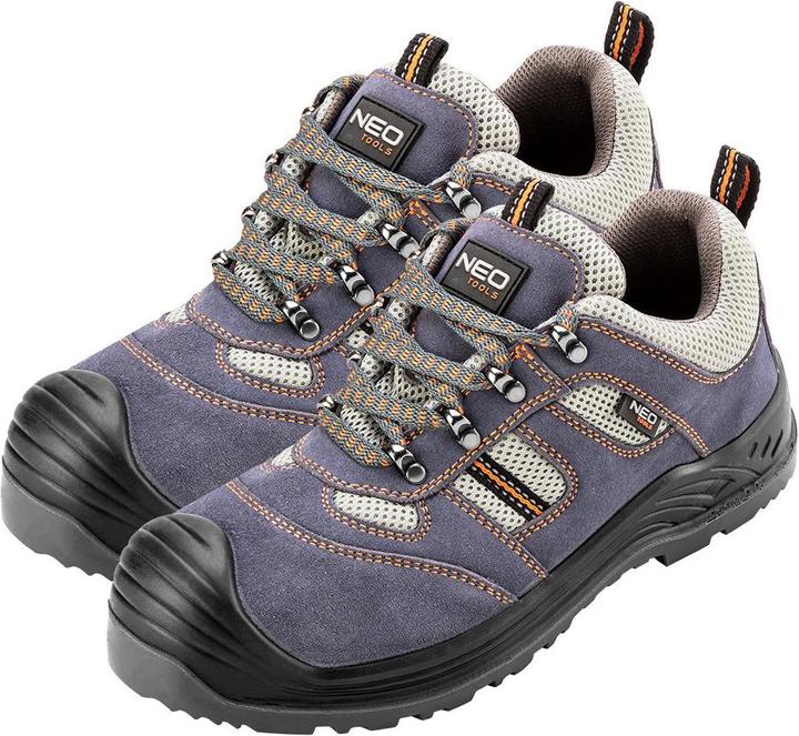 Neo Tools Scarpe basse da lavoro, in pelle scamosciata, numero 46