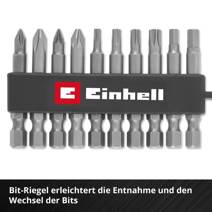 Produktbild Einhell Bit-Set, 118623, Karabiner, 10-teilig