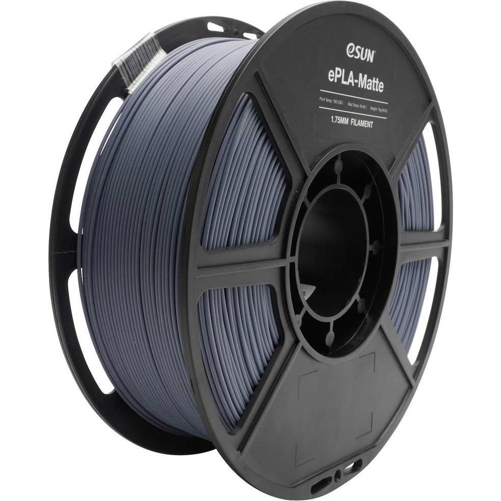 eSUN ePLA Filament (PLA, 1.75 mm, 1000 g, Grau), 3D Filament, Grau