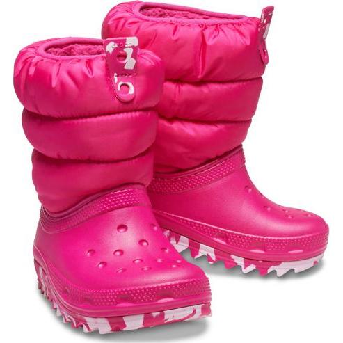 Thumbnail - Crocs, Unisex, Boots + Stiefel, T's Classic Neo Puff Boot, Pink, (24)