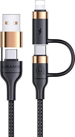 Produktbild Usams USB cable Braided cable U62 2xUSB-C (1.20 m, USB 3.0, 60 W)