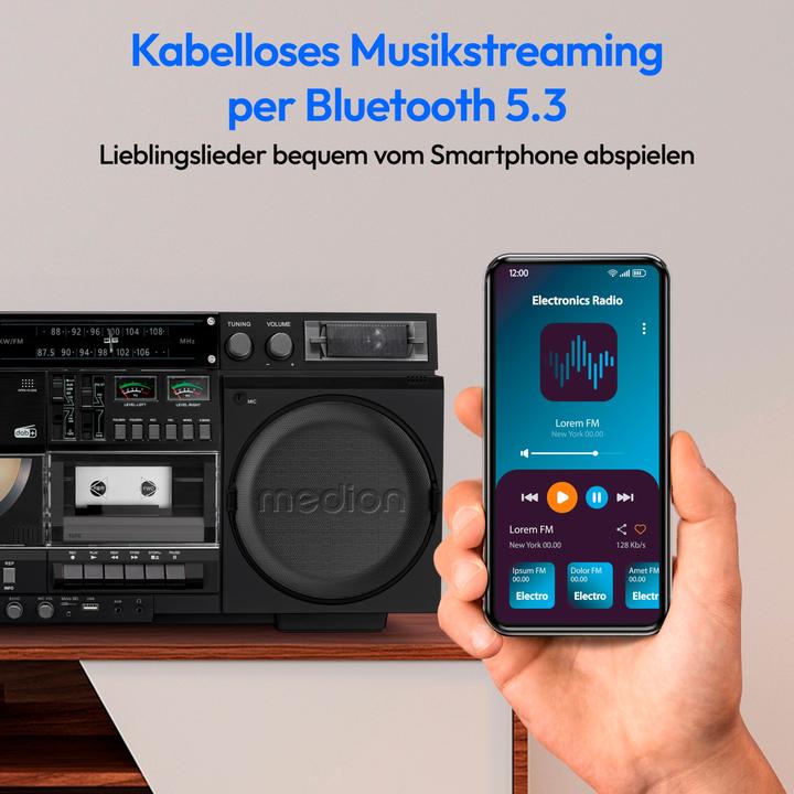 Actual product image Medion Life P66538 (FM, DAB+, Bluetooth)