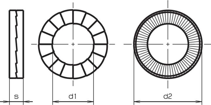 Actual product image Nord-Lock Discs 1.7225 NLX14