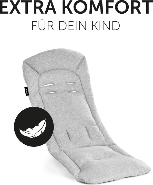 Produktbild Hauck Pushchair Seat Liner Light Grey