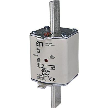 Csdk SL, Sicherung, Sicherung 315A NH2 gL-gG KOMBI 500V AC, Ausschaltvermögen 120kA, Norm IEC 60269-1, IEC 60269-2. mit ...