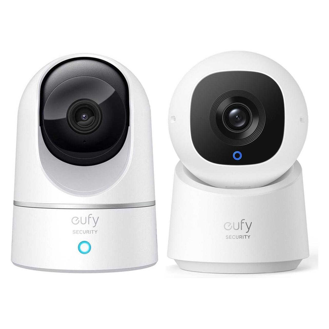 Eufy Pan & Tilt 2K Indoor + C220 Met 2K Resolutie En 360Â° Ptz Beveiligingscamera Voor, Netwerkcamera