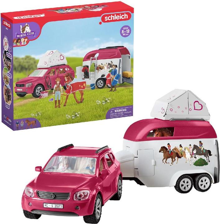 Actual product image Schleich Adventure with car and horse trailer