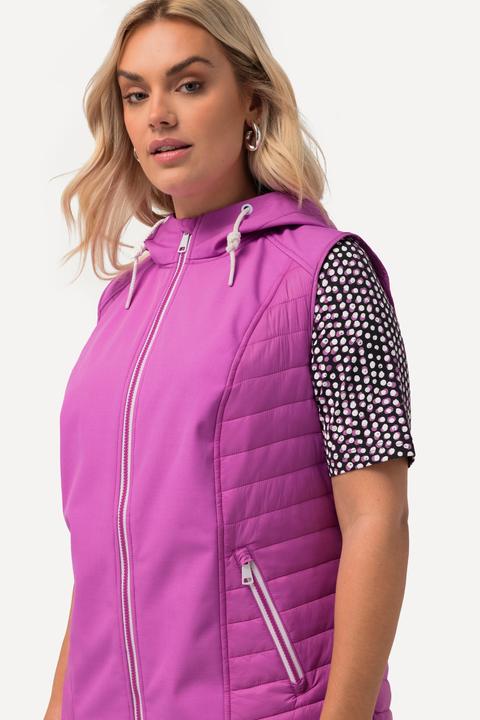 Image du produit Ulla Popken Gilet à capuche hybride HYPRAR, imperméable (46, 48)