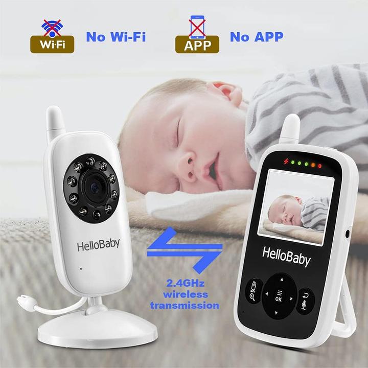 Actual product image HelloBaby Babyphone HB24 mit Kamera (Video & Audio, 300 m)
