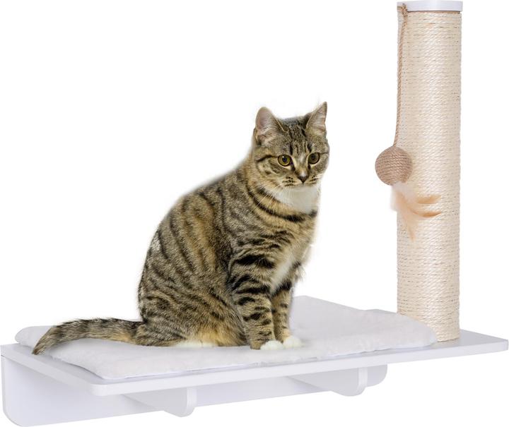 Actual product image PawHut Cat tree for wall mounting (50 cm, White)