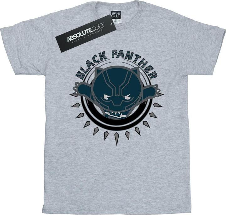 Immagine prodotto Kawaii Black Panther Pounce Maglietta Ragazze (140, 146)