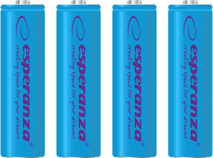 Produktbild Esperanza Blue AA (4 Stk., AA, 2000 mAh)