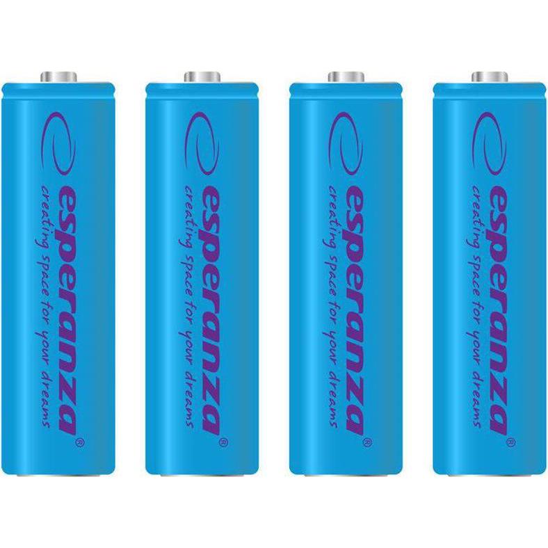 Esperanza Blue AA (4 Stk., AA, 2000 mAh), Batterien + Akkus