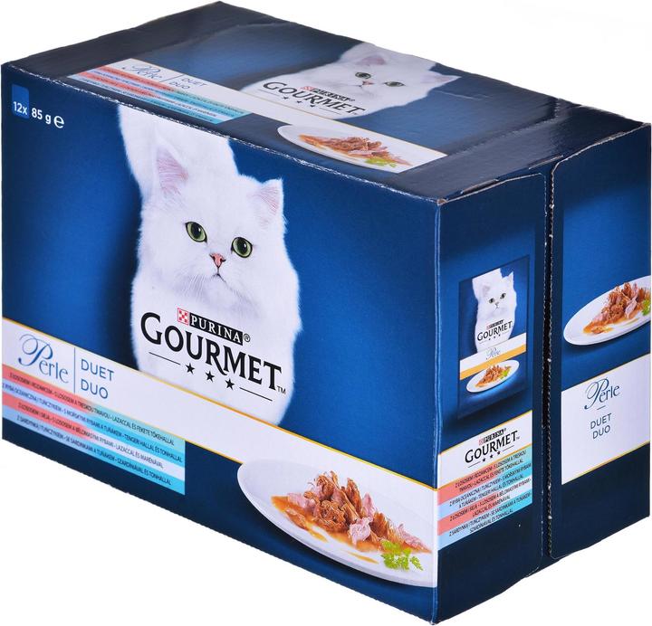 Produktbild Gourmet Perle Duo Fish Duet - katea wet food 12x85g (Senior, 12 Stk., 1020 g)