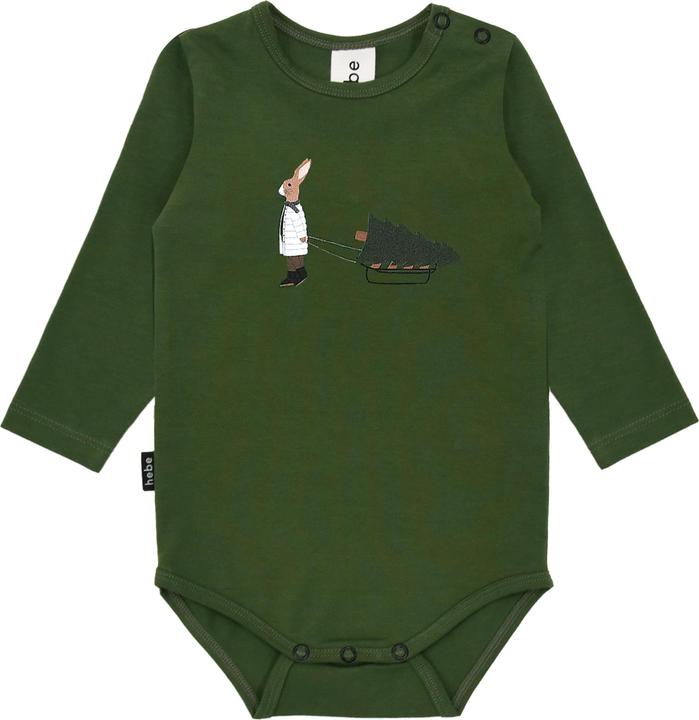 Produktbild Hebe Body mit Häschen und Weihnachtsbaum (74, 80)
