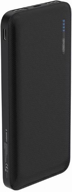 Actual product image Gembird PB10-01 10000 mAh power bank black (10000 mAh, 37 Wh)