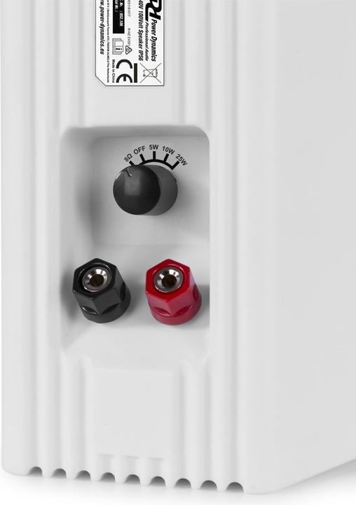 Actual product image Power Dynamics Installation Loudspeaker BC40V White (Passive, 1x 100 W)