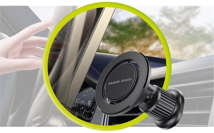 Actual product image Mobile Origin Magnetic Vent Car Holder MO9 with Metal Plate