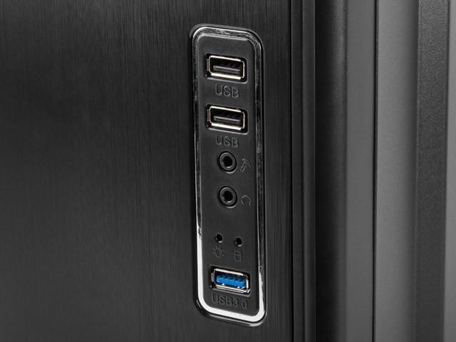 Actual product image Natec PC case ARMADILLO black - Case - ATX (ATX, mATX, Flex ATX, ITX, Mini-ATX)