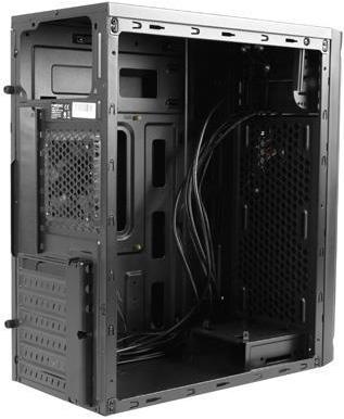 Actual product image Natec PC case ARMADILLO black - Case - ATX (ATX, mATX, Flex ATX, ITX, Mini-ATX)