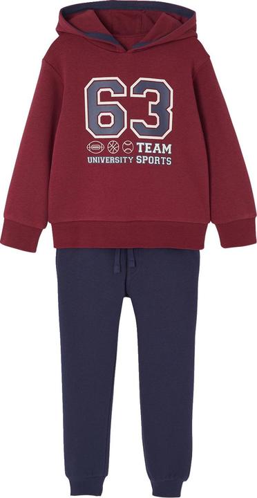 Actual product image Vertbaudet Jungen Sport-Set: bedrucktes Kapuzensweatshirt & Jogginghose mit Recycling-Polyester (86)