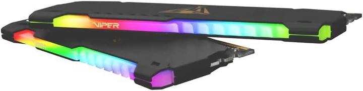 Productafbeelding Patriot Viper Steel RGB DDR4 32GB 2x16GB 3600MHz w/ Juodas heatshield Dual Kit (2 x 16GB, 3600 MHz, DDR4 RAM, DIMM 288 pin)
