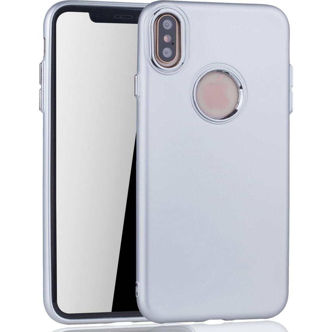 Thumbnail - König Design Apple iPhone XS Max Hülle Case Handy Cover Schutz Etui Schutzhülle Bumper Silber (Apple iPhone XS Max), Sma...