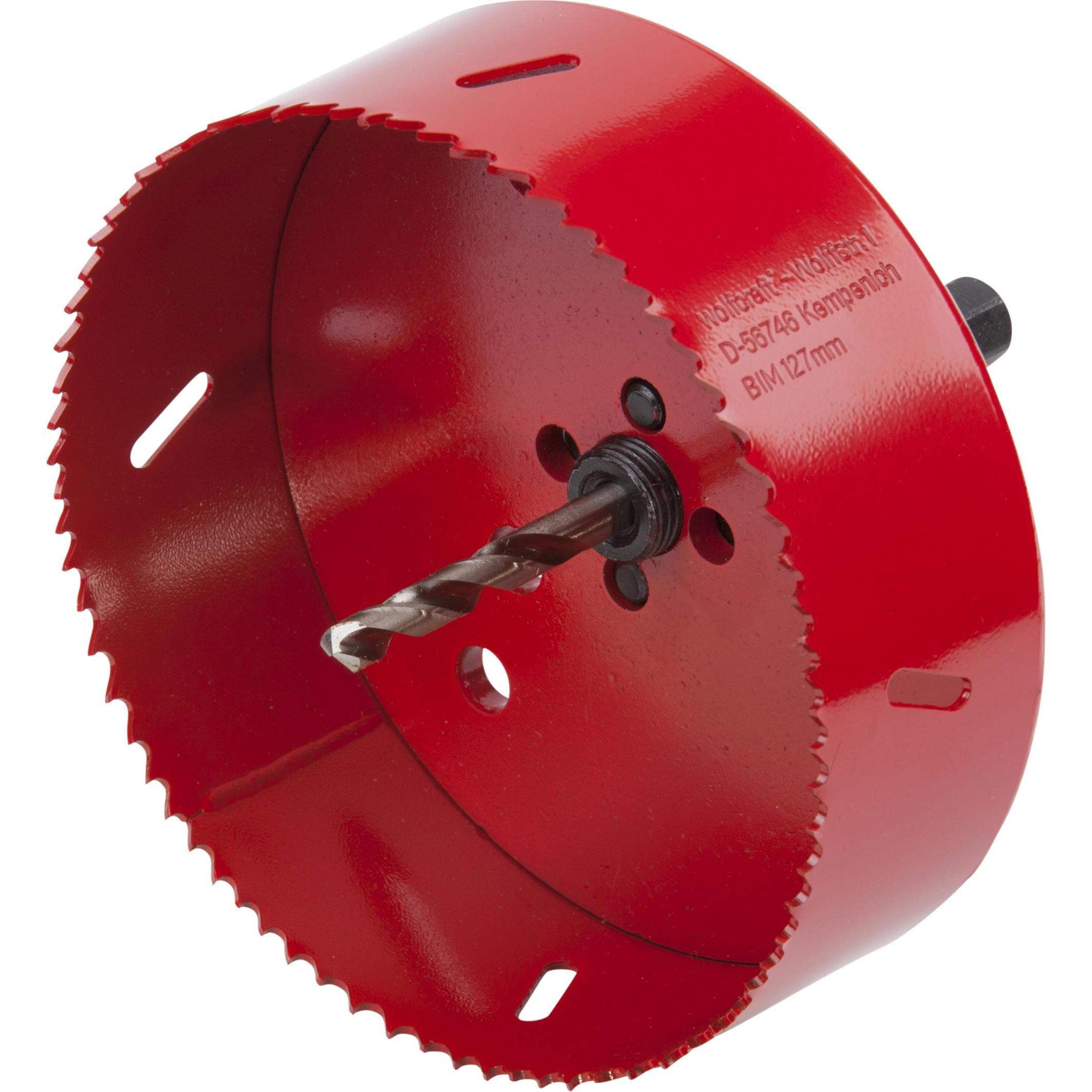 wolfcraft, Lochsäge, Bi-Metall-Lochsäge, Ø 127 mm (6 mm)