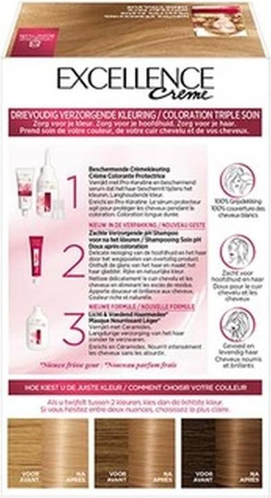 Image du produit L'Oréal Paris L'Oreal Excellence 8 Light Blonde