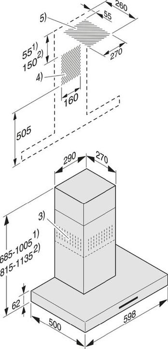 Produktbild Miele Pur 68 W (Wandhaube)