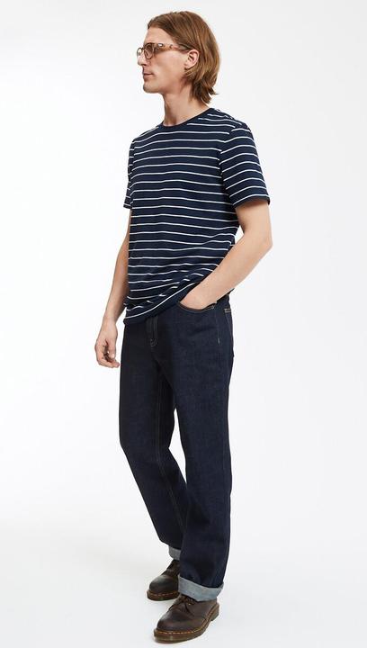 Produktbild La Redoute Collections Gestreiftes T-Shirt mit rundem Ausschnitt (S)