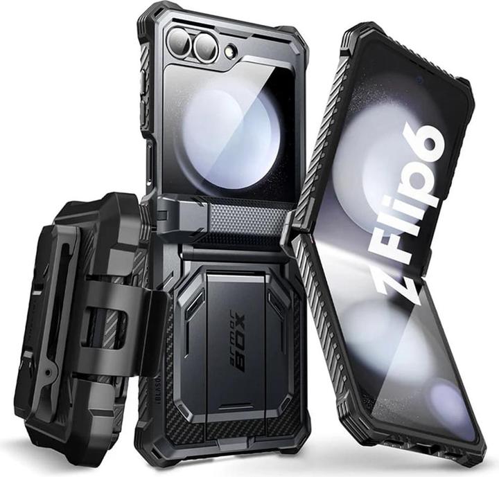 i-Blason - Armorbox - Samsung Galaxy Z Flip6 - Black (Samsung Galaxy Z Flip6)