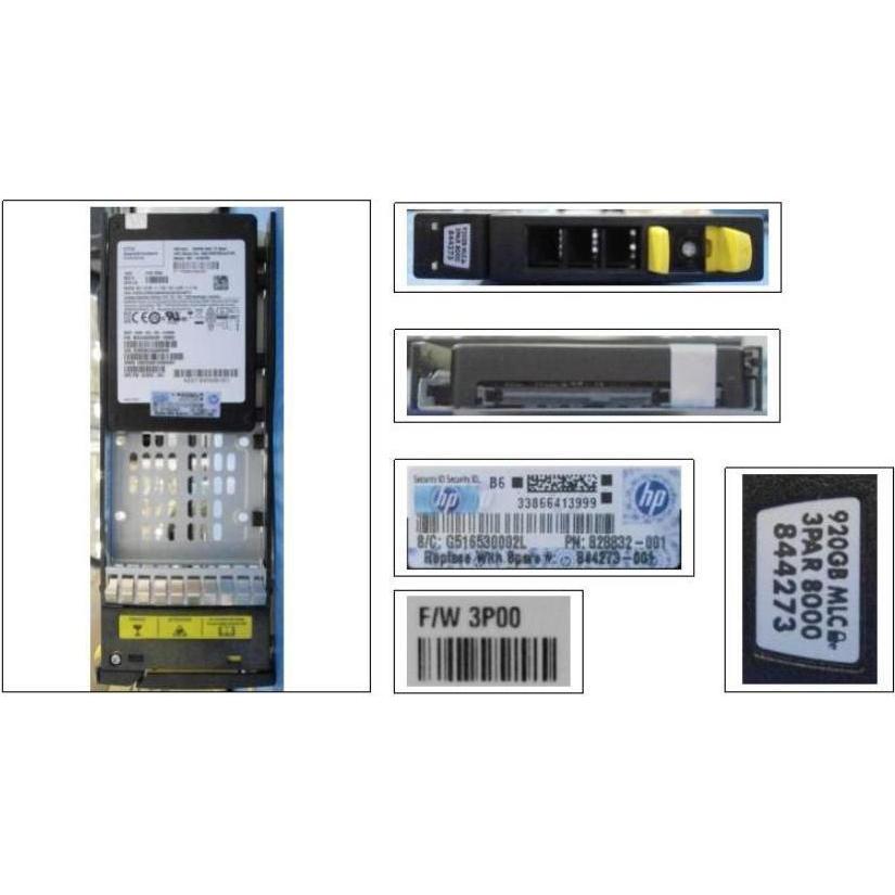 HPE DRV 920GB SSD SAS MLC SFF (920 GB, 2.5"), SSD