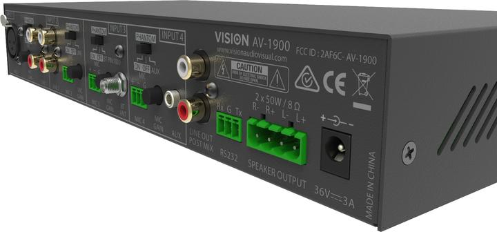 Produktbild Vision 0w Mixer Amplifier - 4 inputs (Passiv, 1 Stk.)
