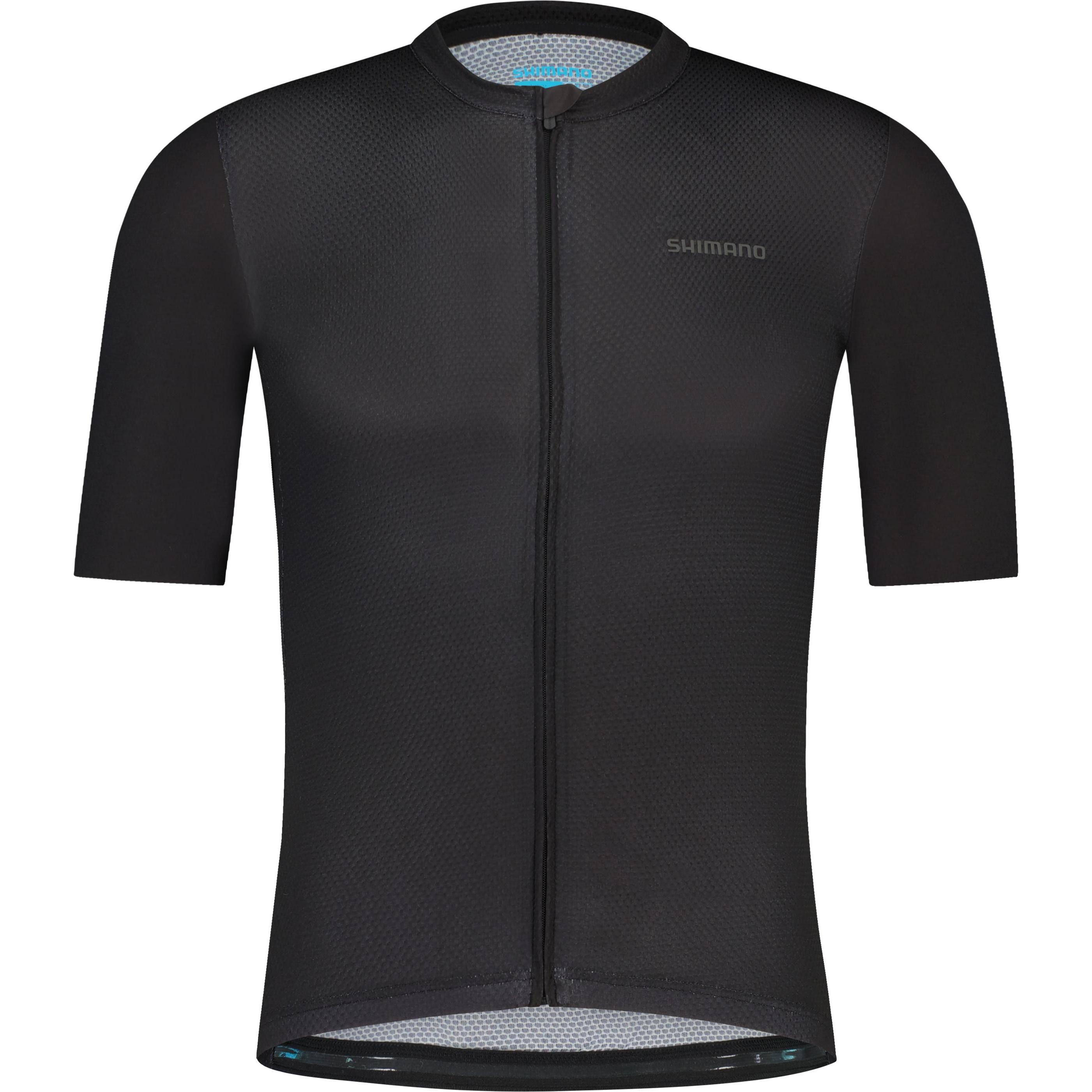 Shimano, Herren, Velotrikot, Men Aria SS Jersey black (M), Schwarz, M